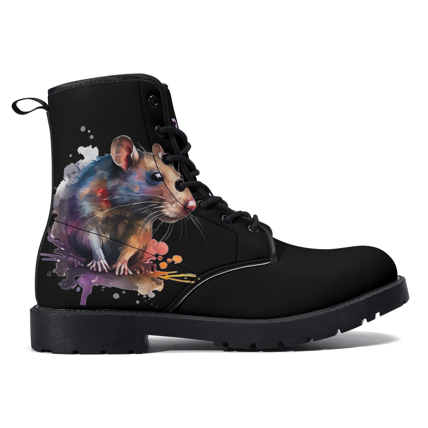 Rattees Leather Boots - black