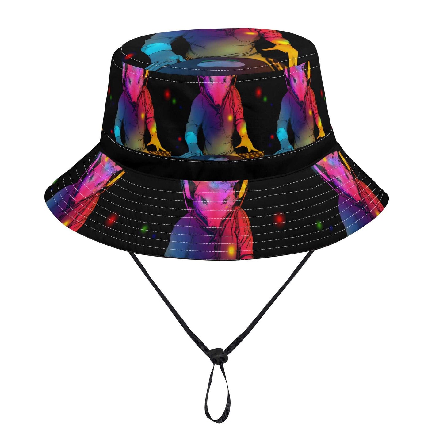 Rattees festival Bucket Hat with Adjustable String