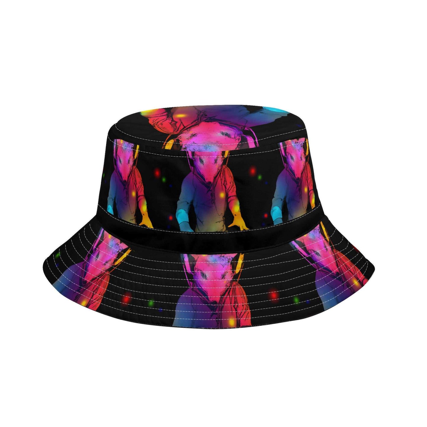 Rattees festival Bucket Hat with Adjustable String