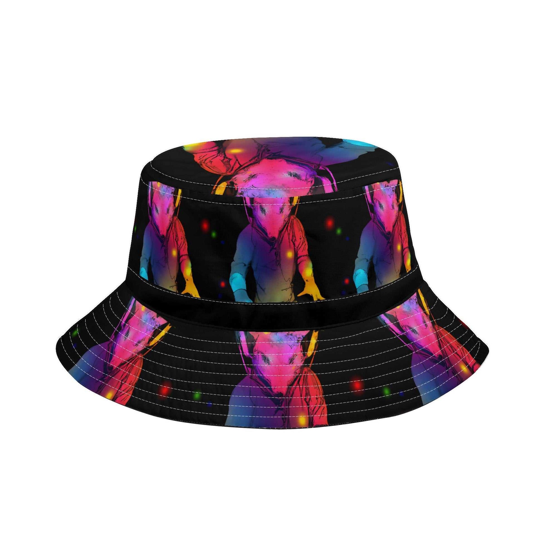 Rattees festival Bucket Hat with Adjustable String