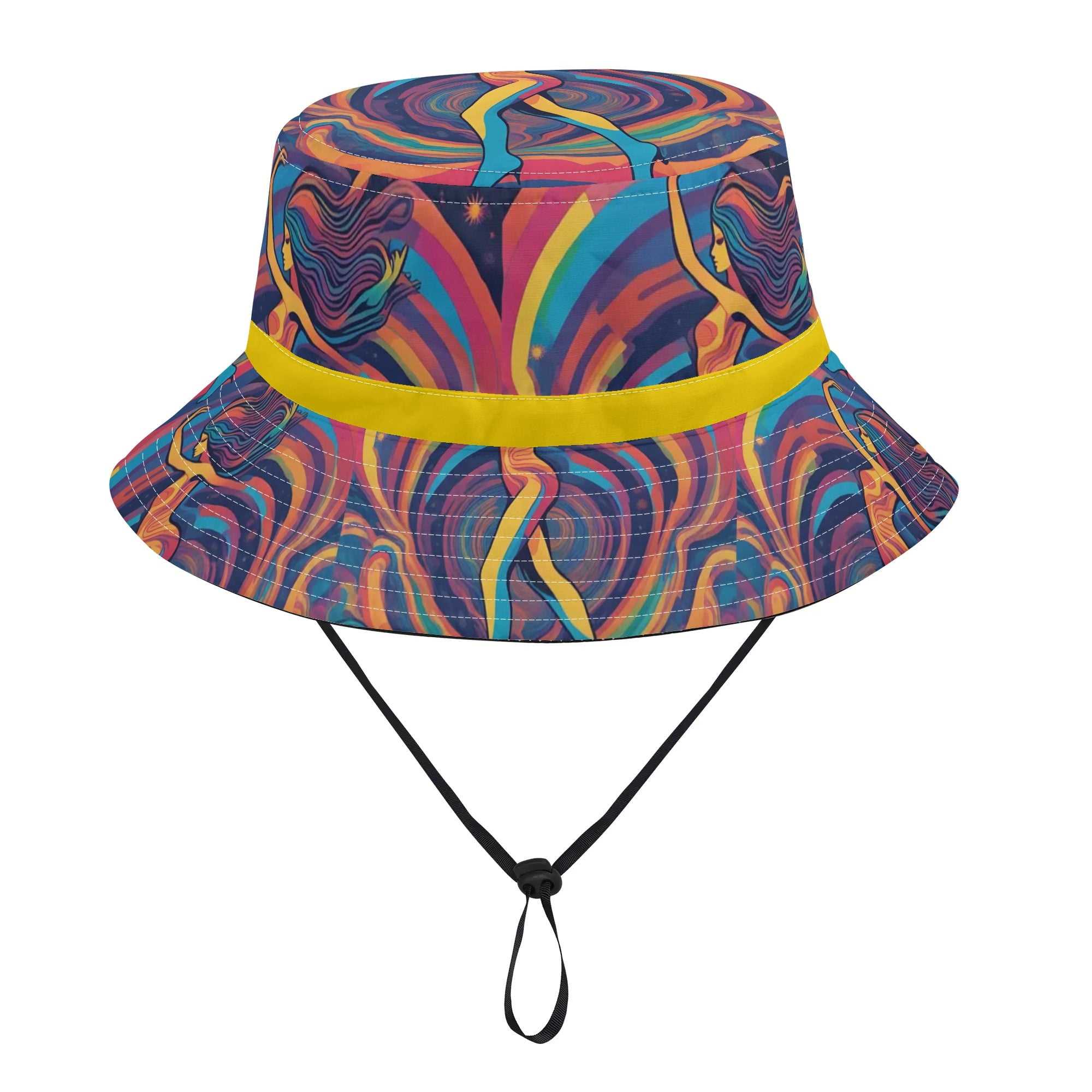 Sun hat with string on sale