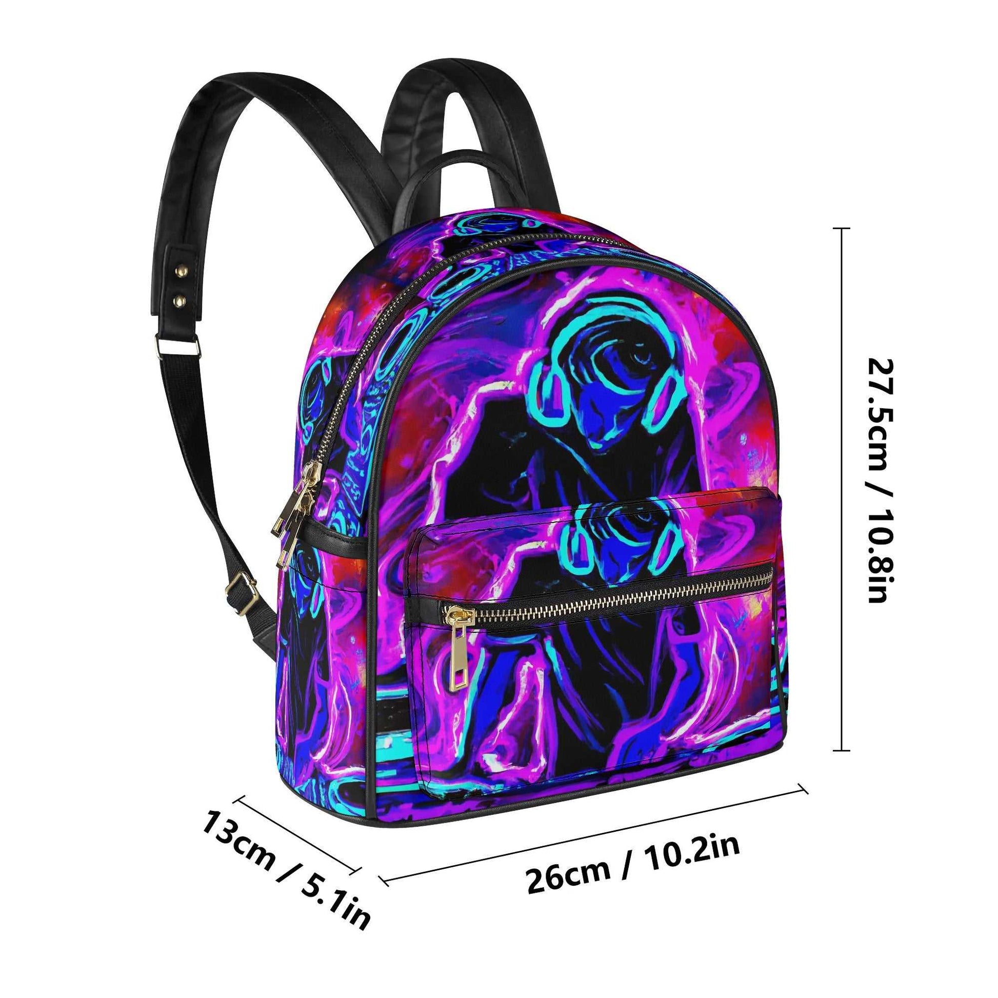 Rattees PU Backpack (DJ-MIX)