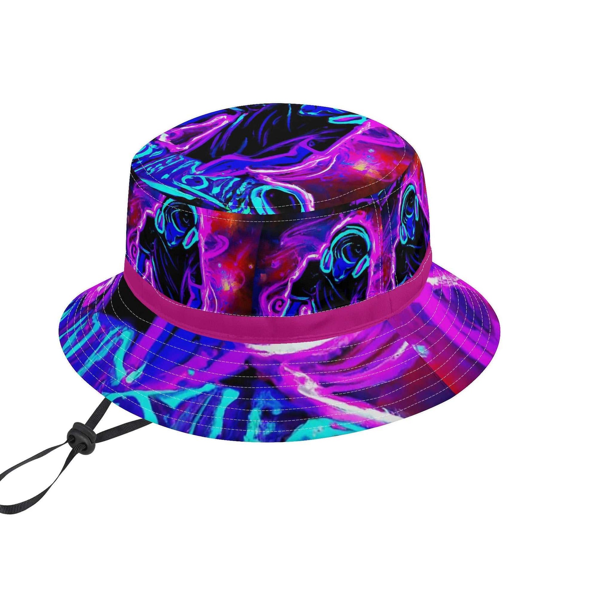 Rattees festival Bucket Hat with Adjustable String (DJ-MIX)