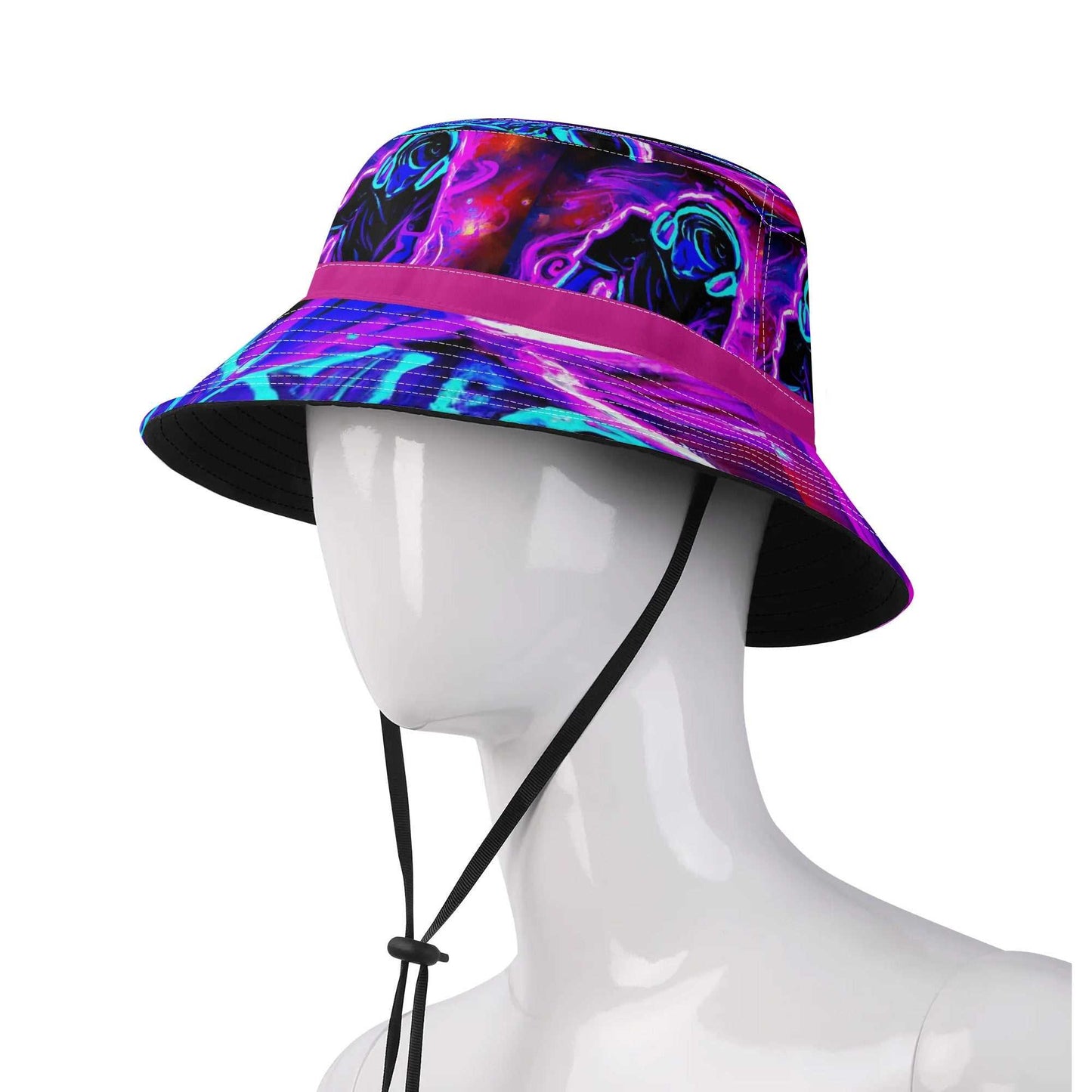 Rattees festival Bucket Hat with Adjustable String (DJ-MIX)