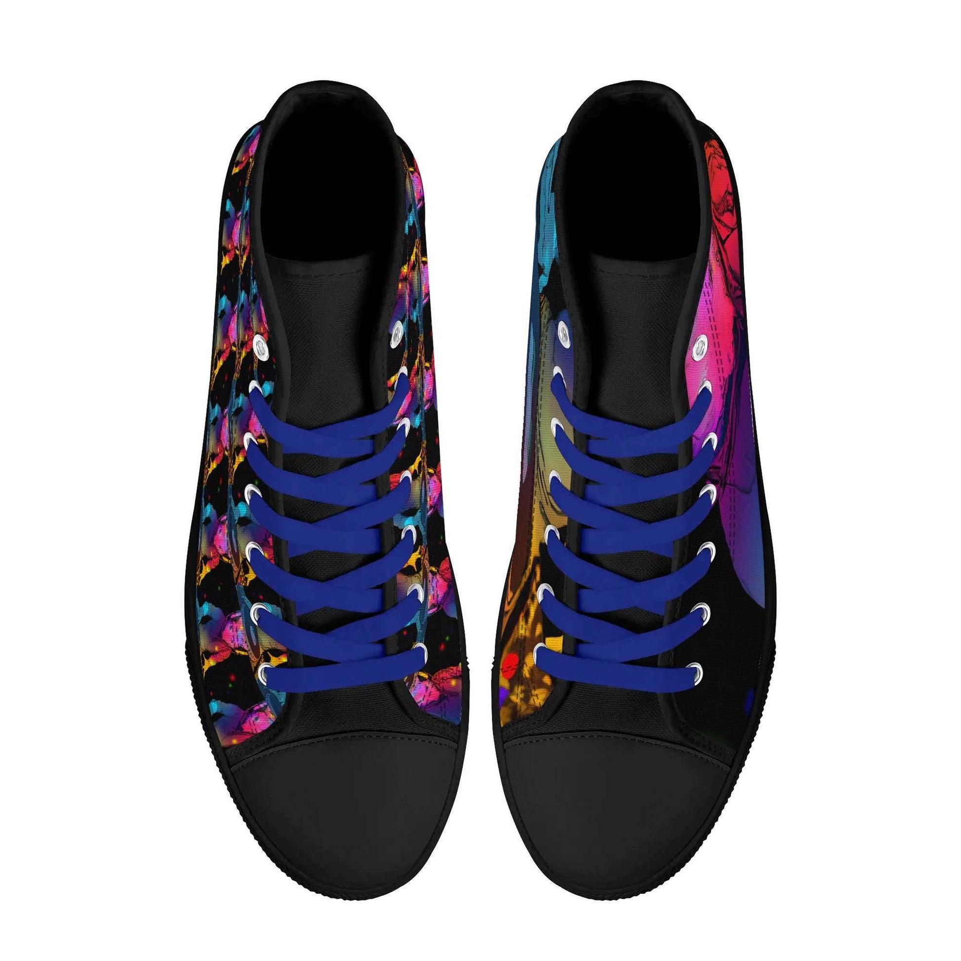 Rattees Unisex High Top Canvas Shoes (DJ)