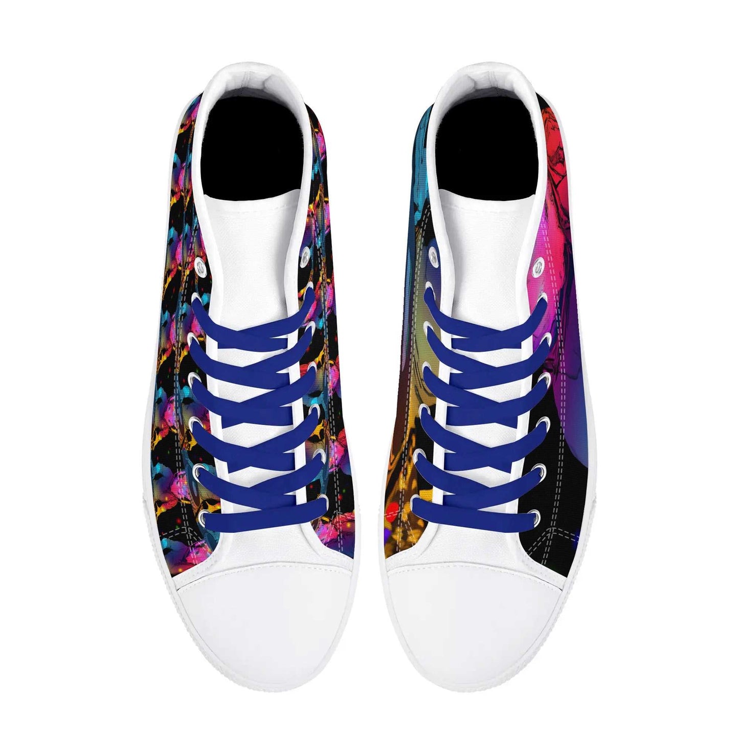 Rattees Unisex High Top Canvas Shoes (DJ)