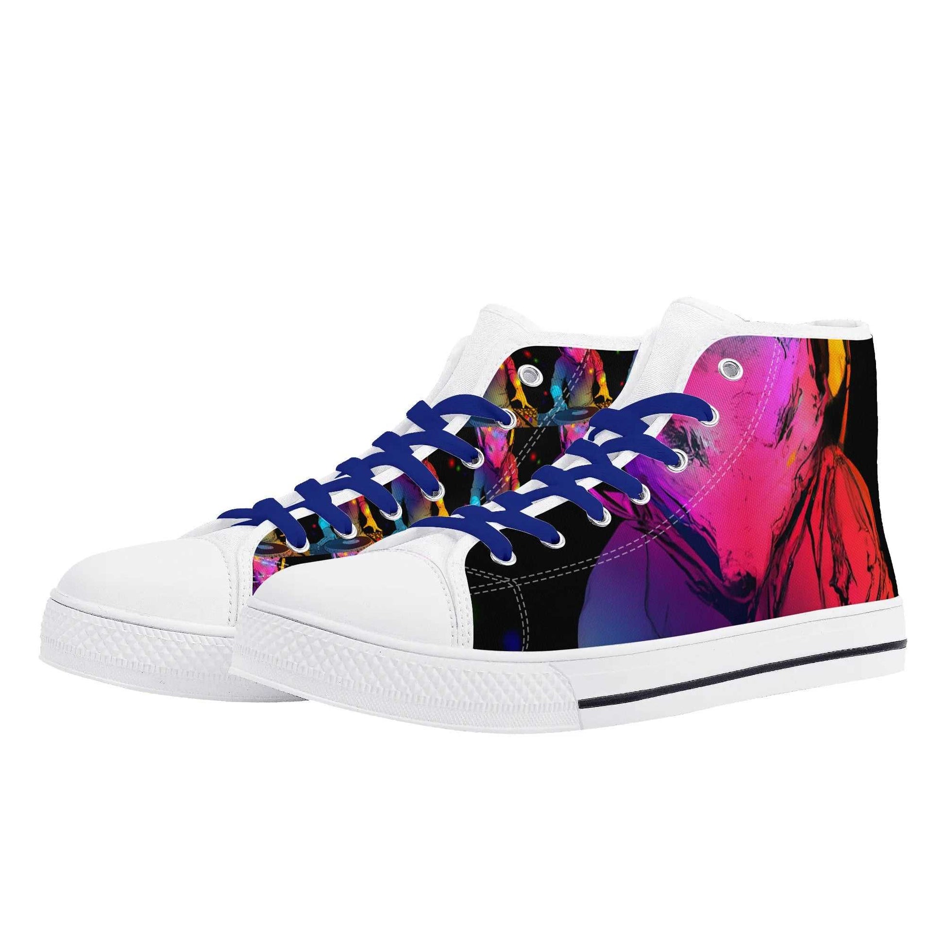 Rattees Unisex High Top Canvas Shoes (DJ)