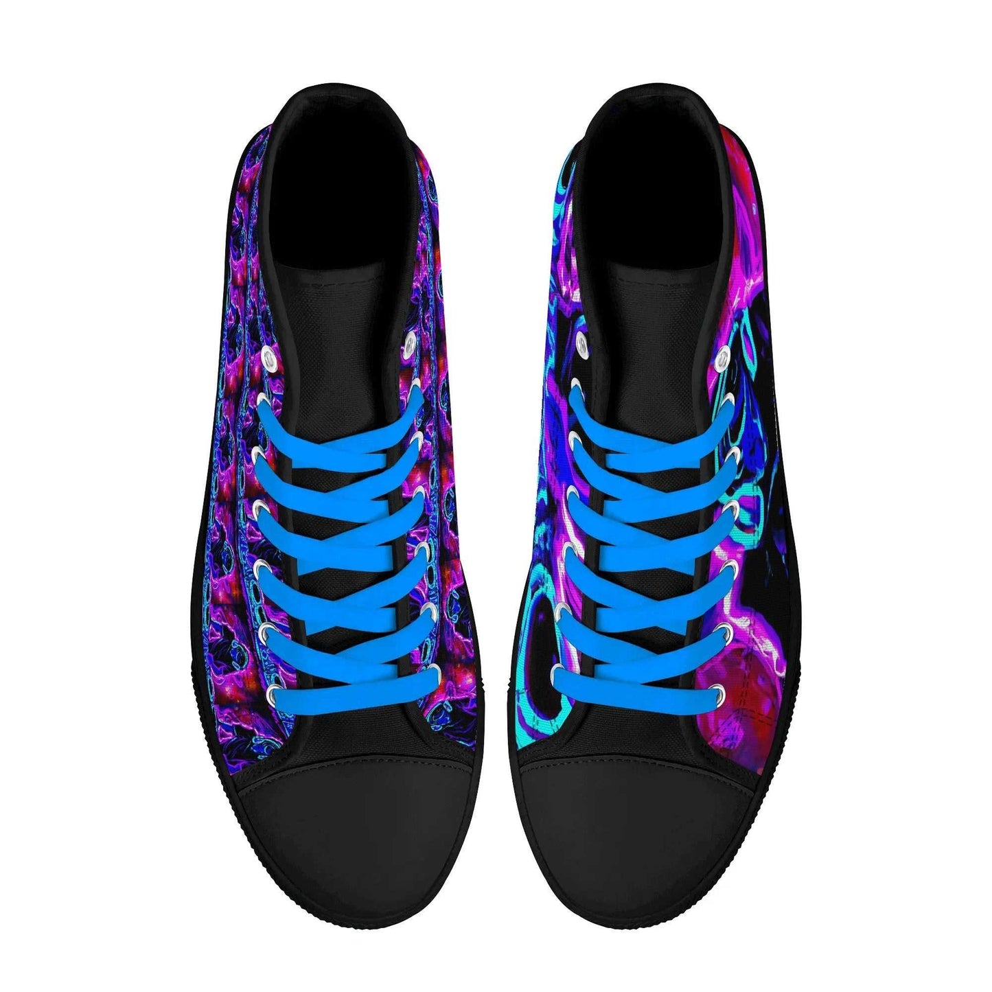 Rattees Unisex High Top Canvas Shoes (DJ MIX)