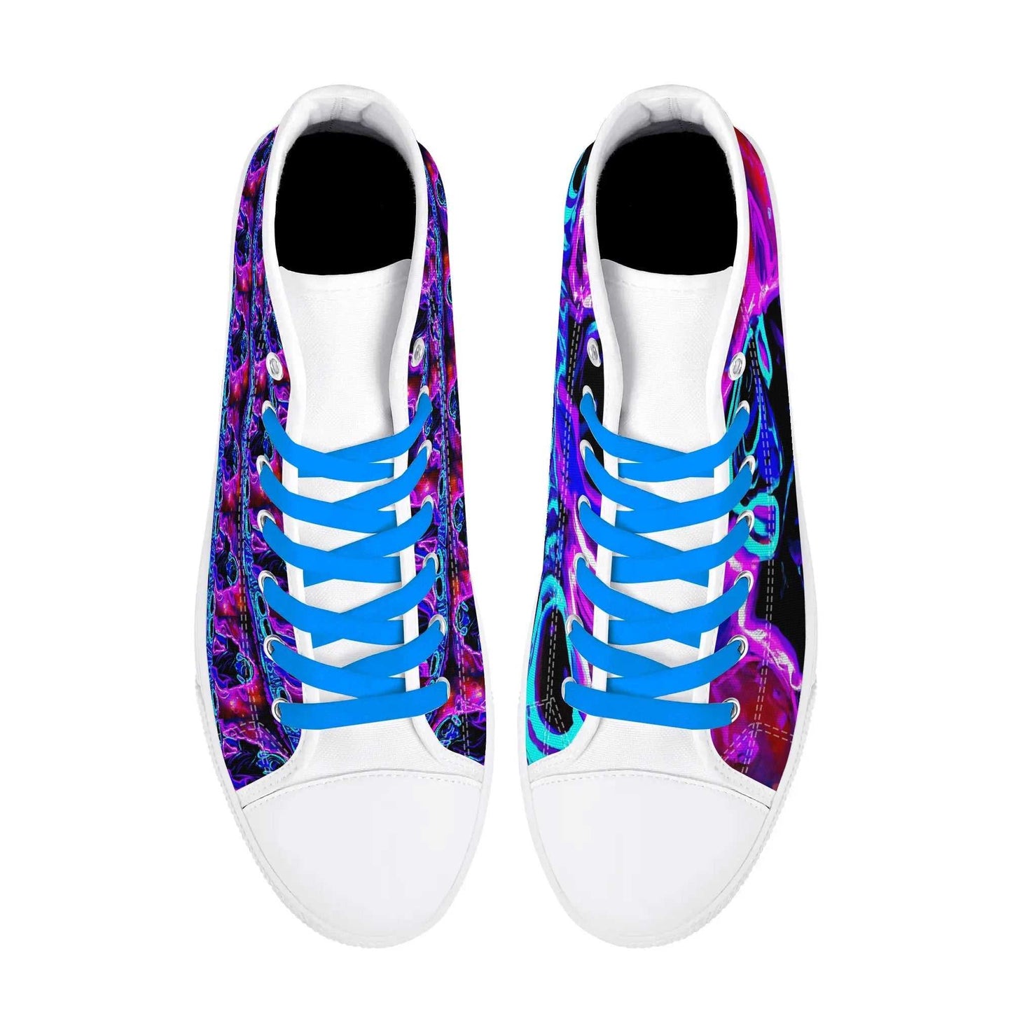 Rattees Unisex High Top Canvas Shoes (DJ MIX)