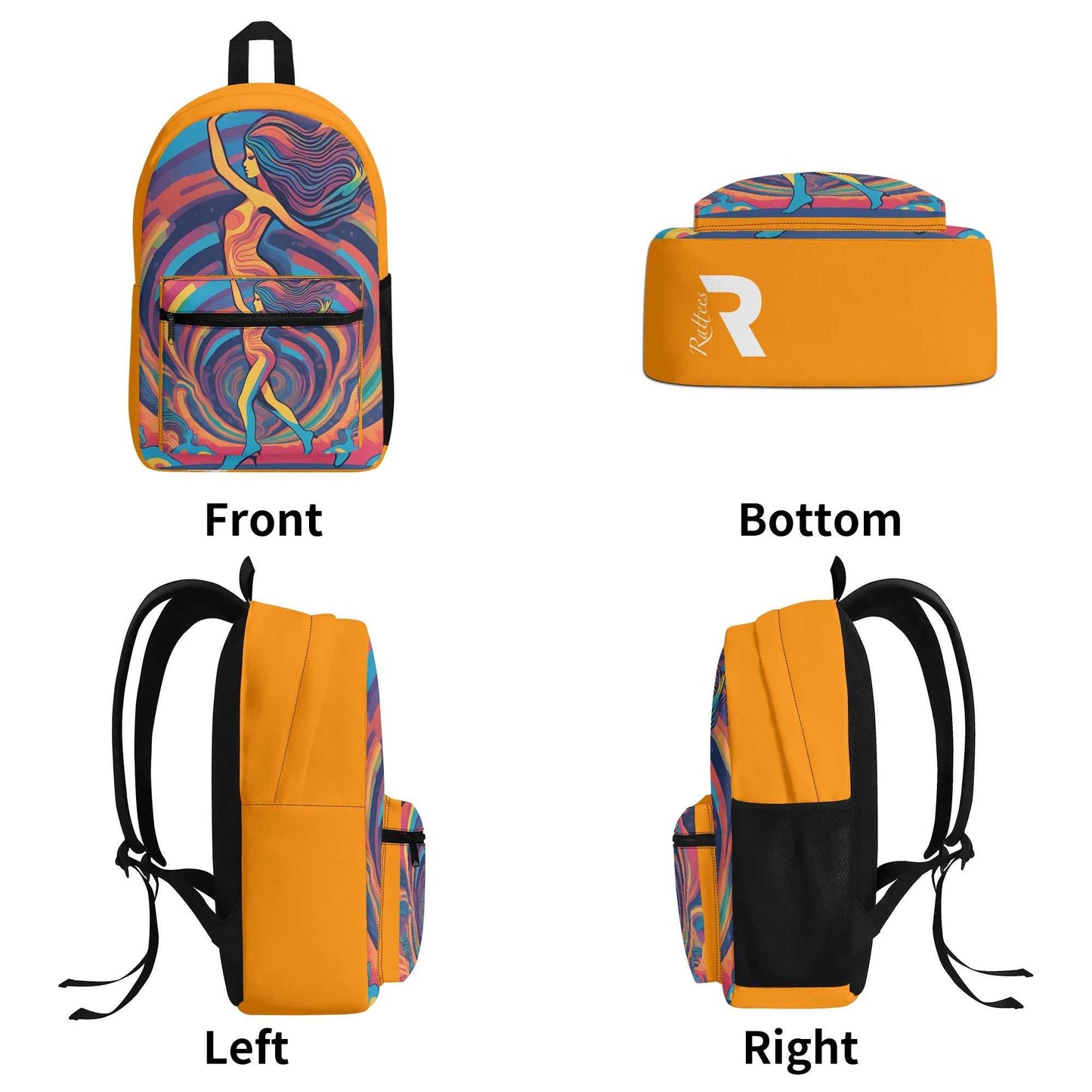 Rattees Festival Polyester Backpack (Dance)