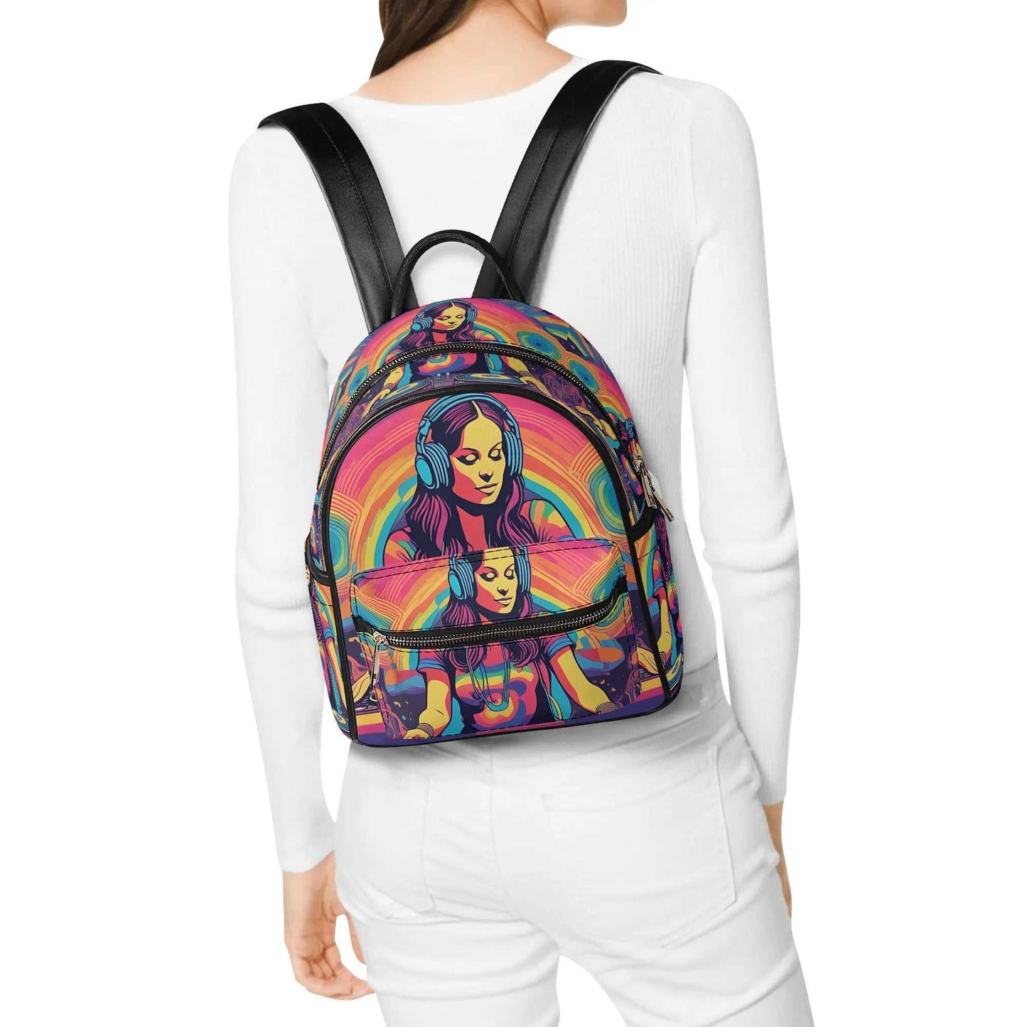 Rattees PU Backpack (DJ-f)