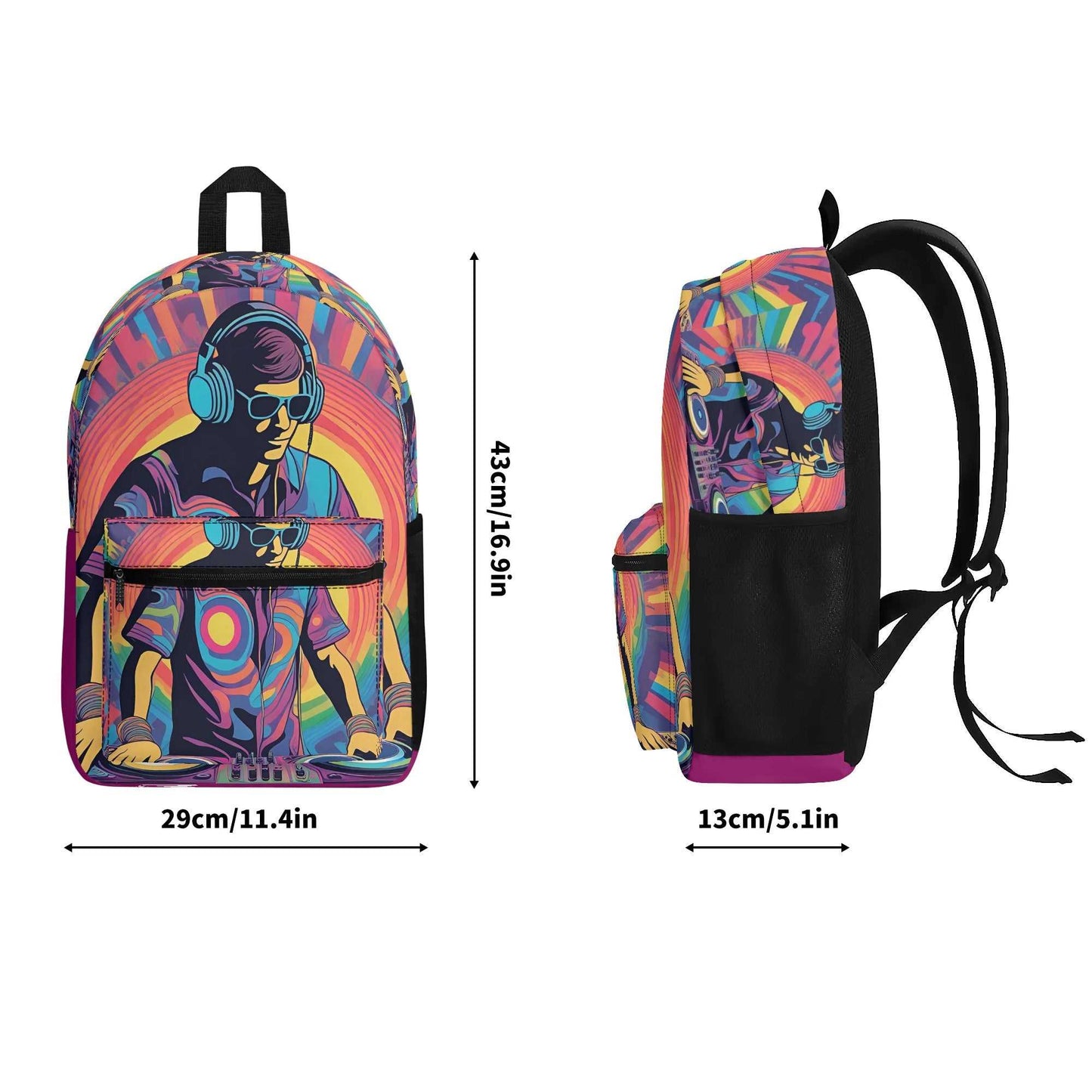 Rattees Festival Polyester Backpack (DJ-m)