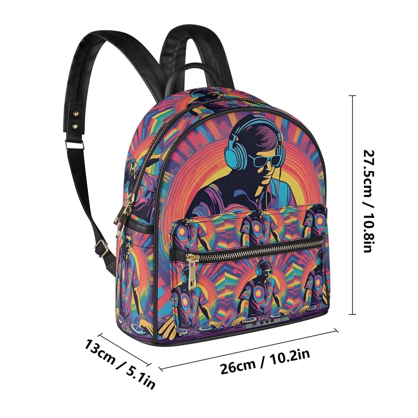 Rattees PU Backpack (DJ-m)