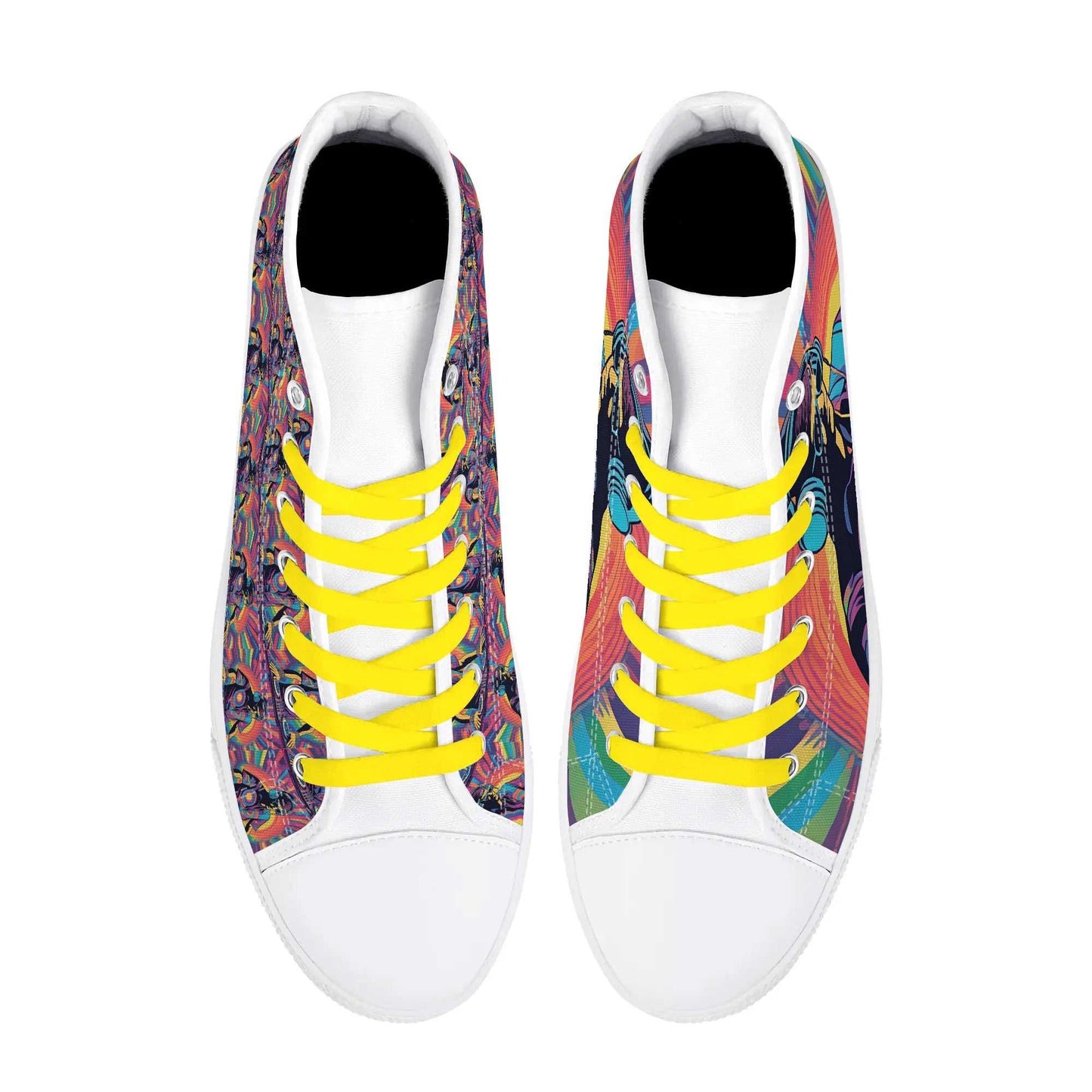 Rattees Unisex High Top Canvas Shoes (DJ-m)