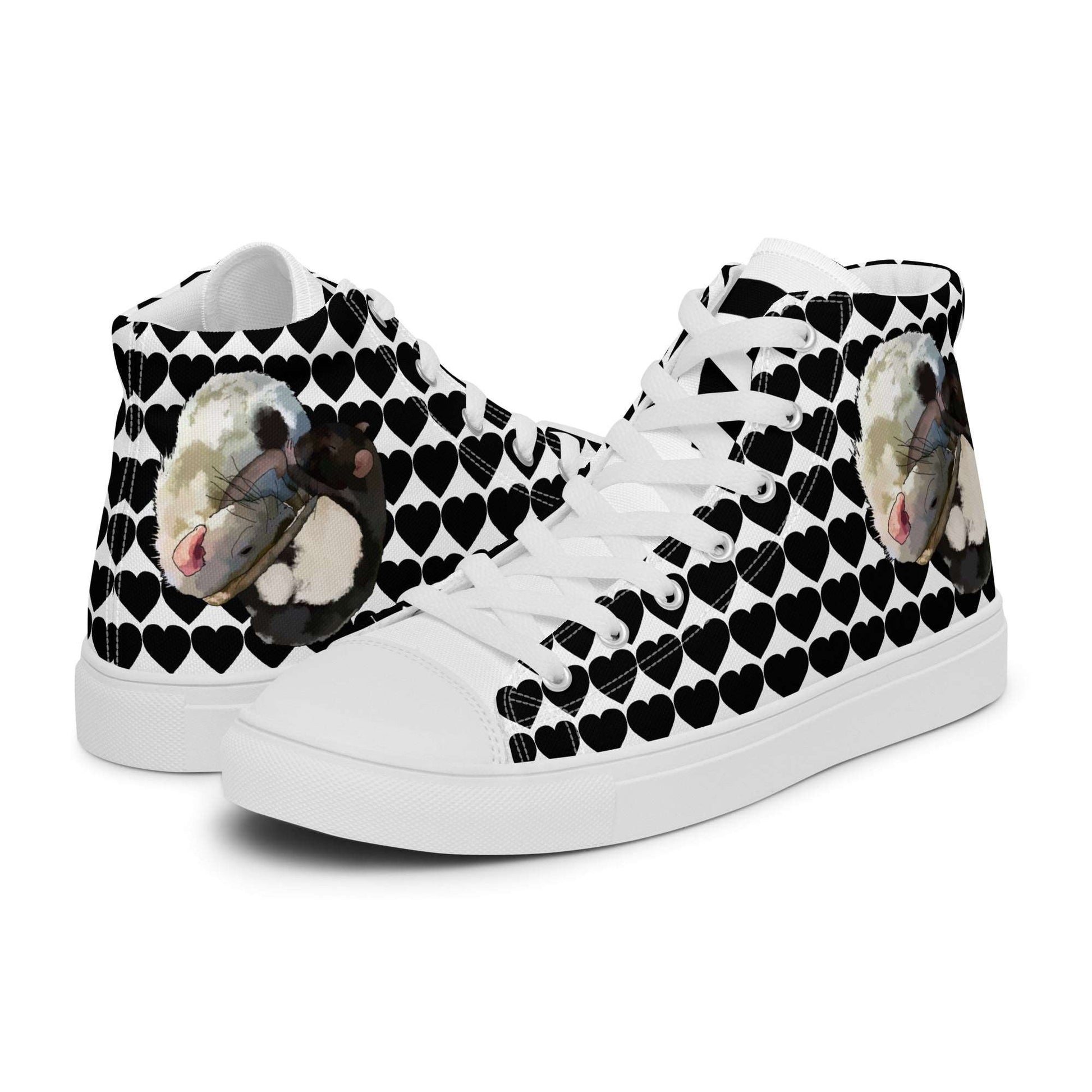 Rattees Men’s high top canvas shoes (JingJang)