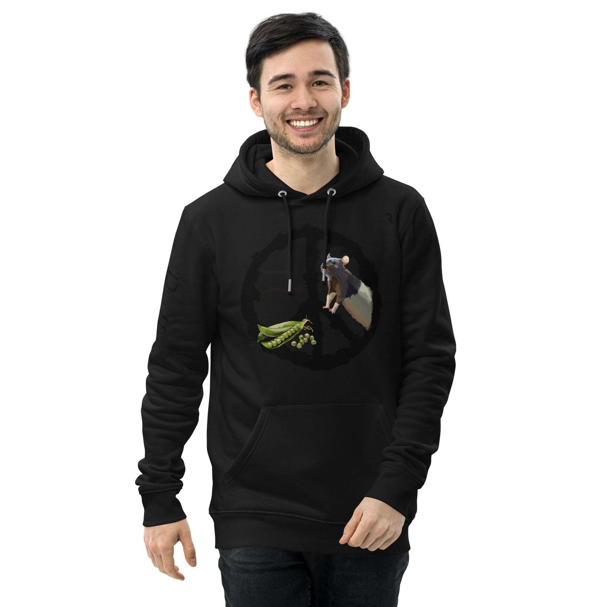 Rattees ECO hoodie - (Peas out)