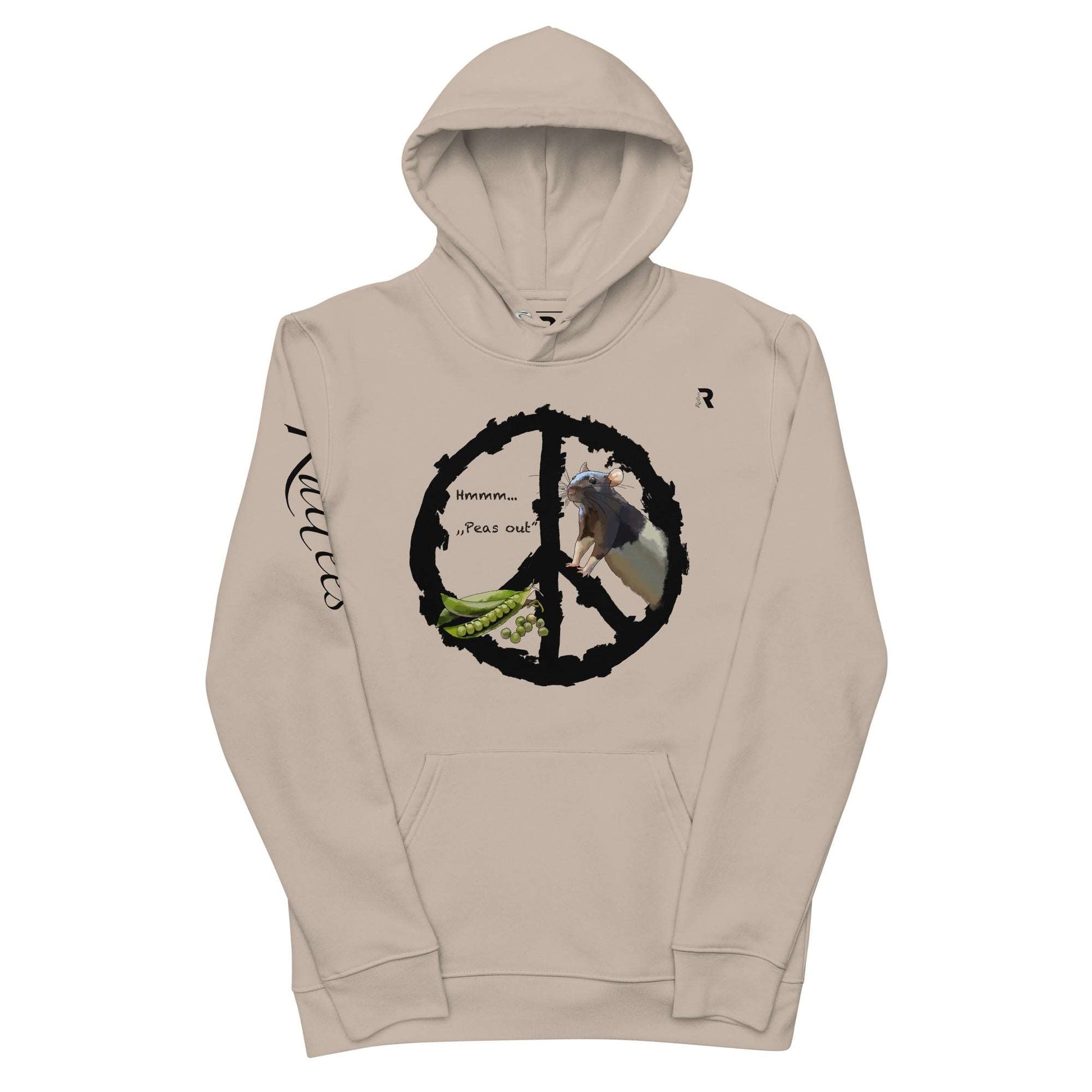 Rattees ECO hoodie - (Peas out)