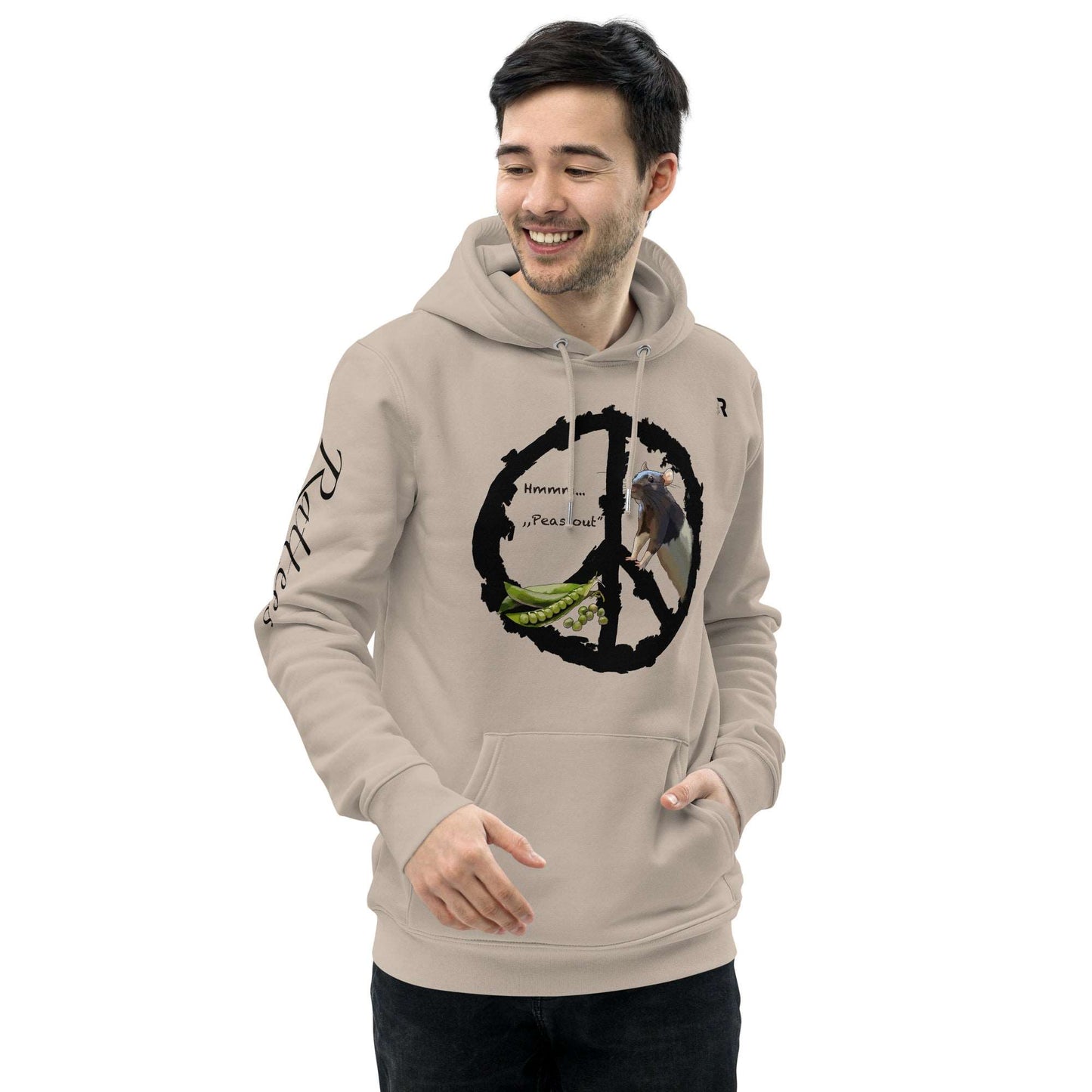 Rattees ECO hoodie - (Peas out)