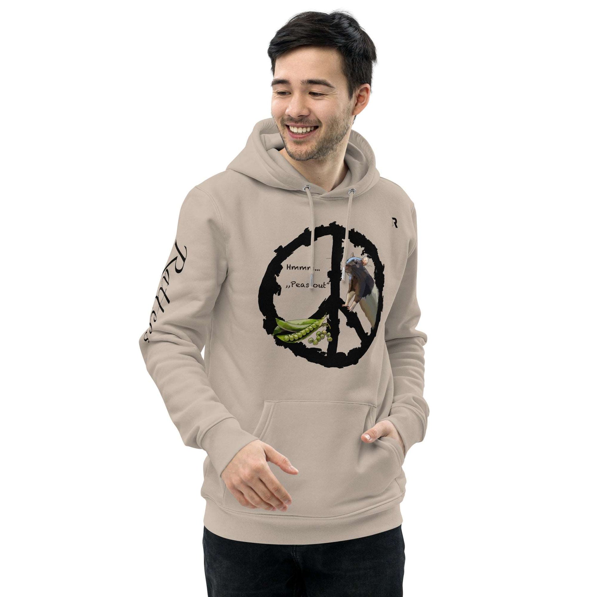 Rattees ECO hoodie - (Peas out)