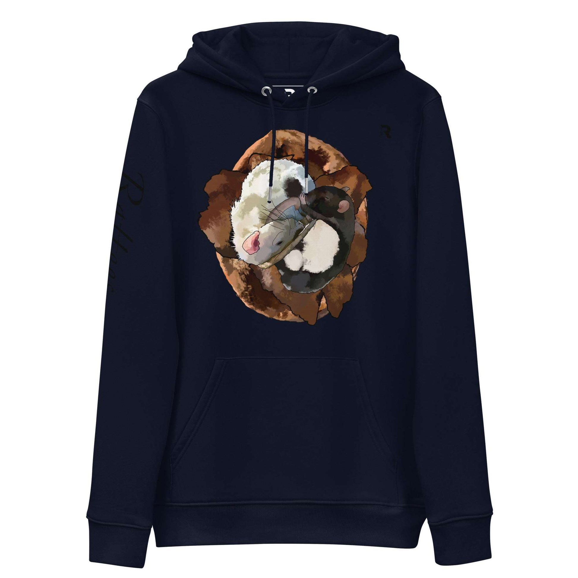 Rattees essential eco hoodie (Nut shell)