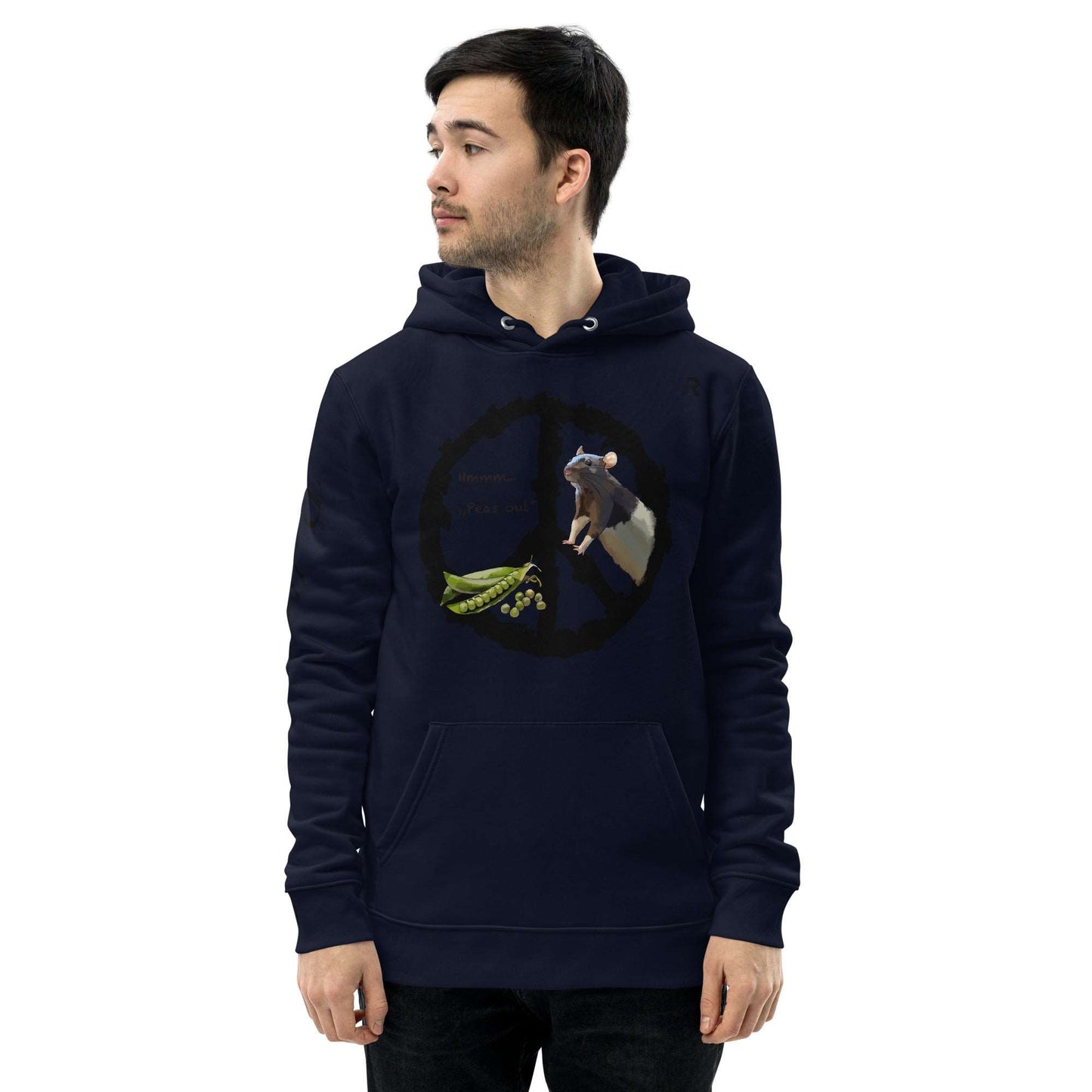 Rattees ECO hoodie - (Peas out)