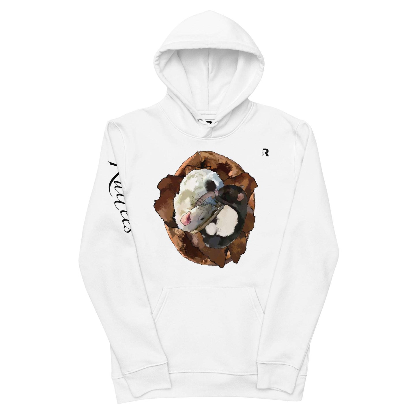 Rattees essential eco hoodie (Nut shell)