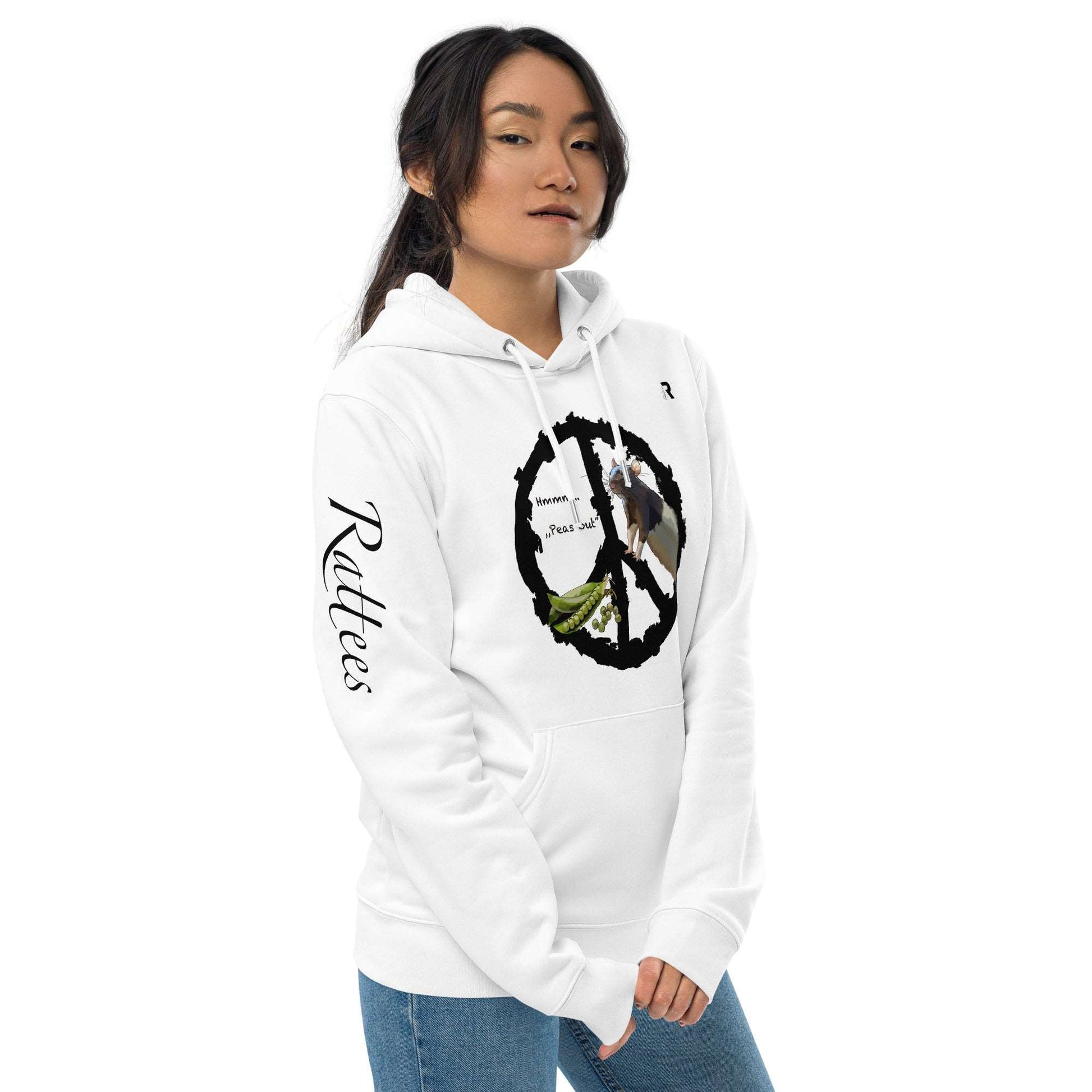 Rattees ECO hoodie - (Peas out)