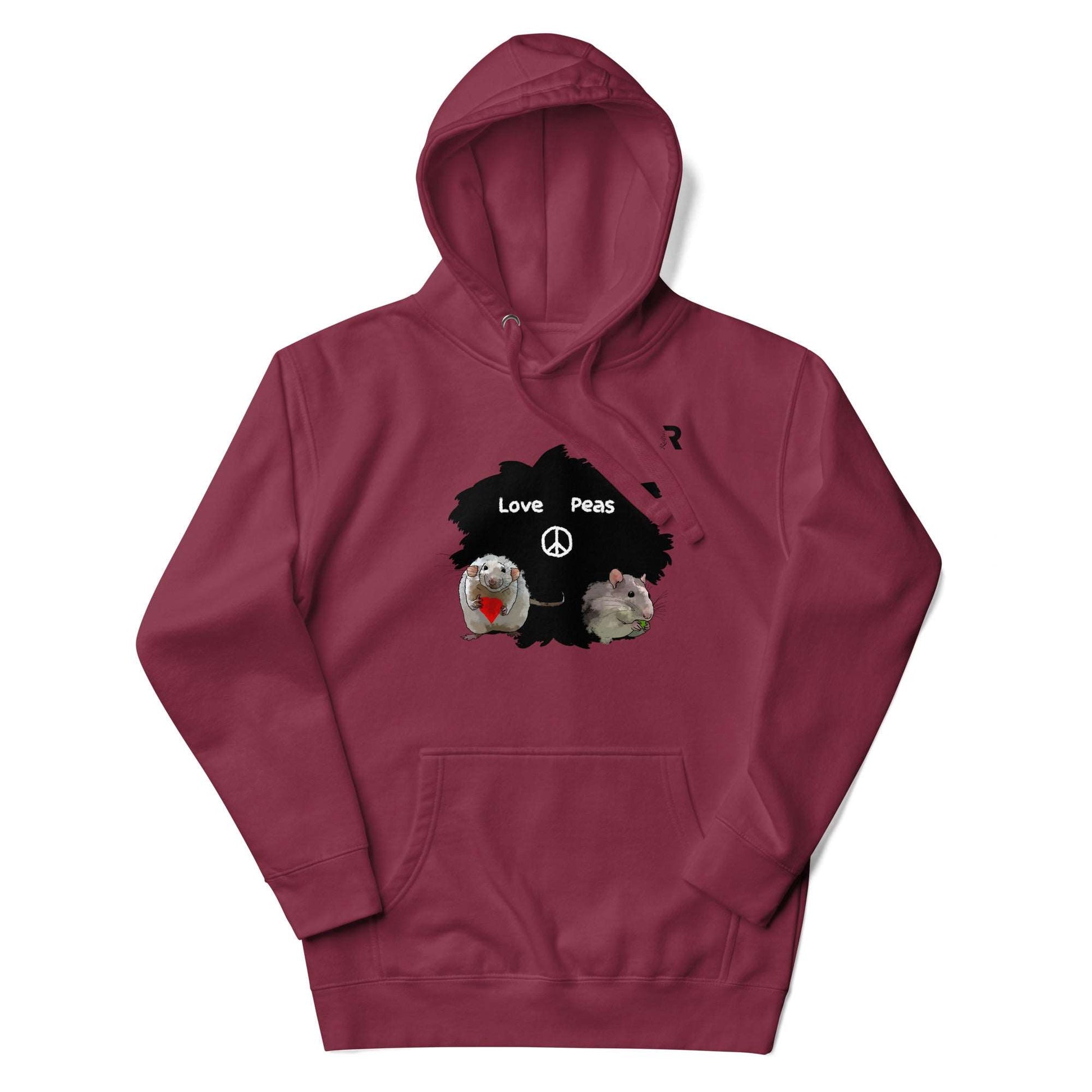 Rattees - Love Peas hoodie